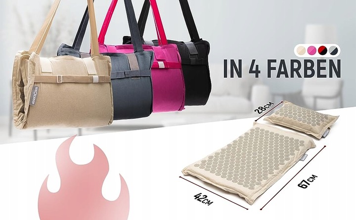 Ekologiczna Mata Do Akupresury AKUMATA ECO ZESTAW