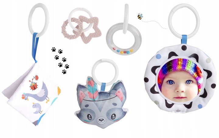 Duża Mata Edukacyjna Miękka Interaktywna 4w1 Książeczka Poduszka Piłki