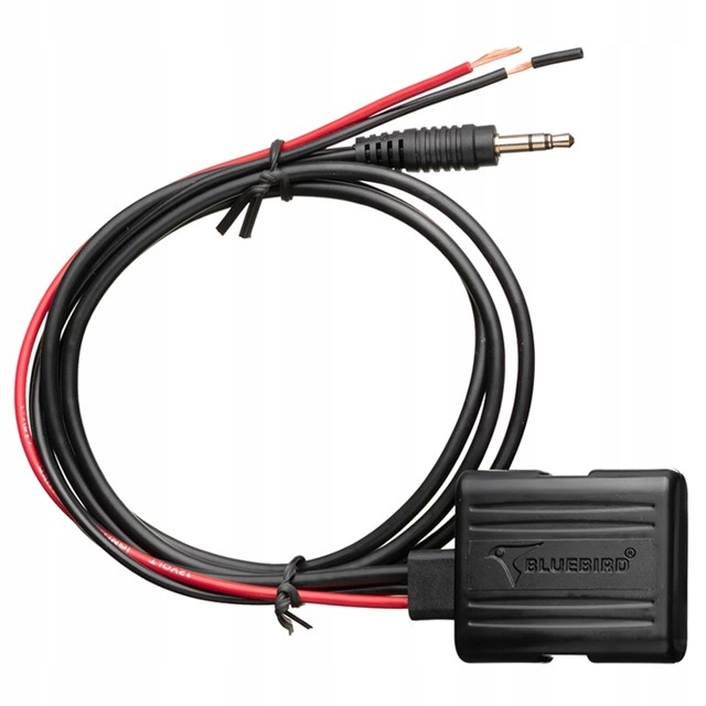 TRANSMITER SAMOCHODOWY BLUETOOTH ADAPTER AUX MINI JACK 12V MOCNY ZASIĘG