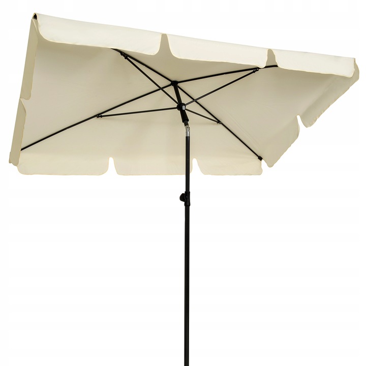 DUŻY PARASOL BALKONOWY PROSTOKĄTNY NA BALKON ŁAMANY OGRODOWY UV 200x130cm