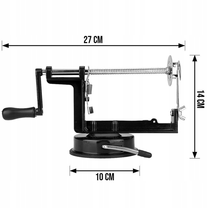 METALOWA MASZYNKA DO ZIEMNIAKÓW zakręconych CHIPSÓW FRYTEK SPIRALA MOCNA XL