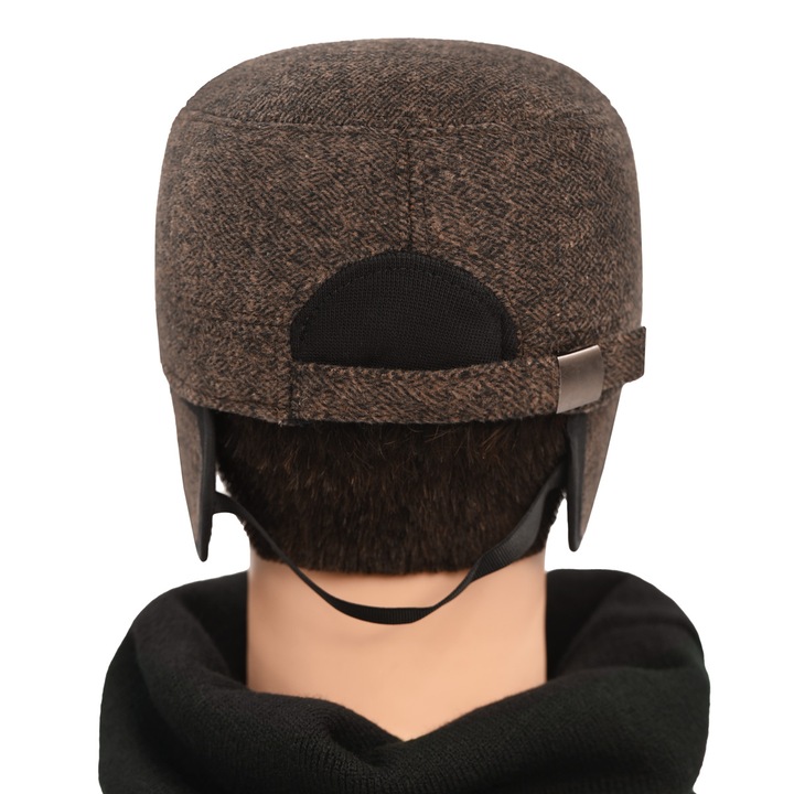 Czapka zimowa PATROLÓWKA męska Pako Jeans ocieplana z chowanymi nausznikami