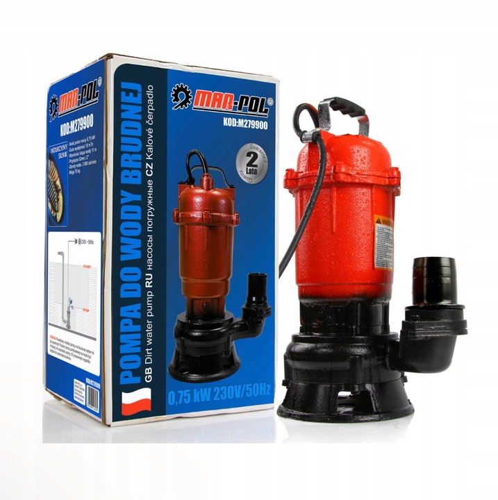 POMPA DO SZAMBA WODY BRUDNEJ CZYSTEJ