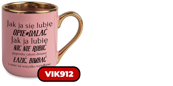 KUBEK RÓŻ ELEGANT PREZENT DLA KOLEŻANKI TT VIRAL DO PRACY JESTEŚ ŚLICZNA WZ