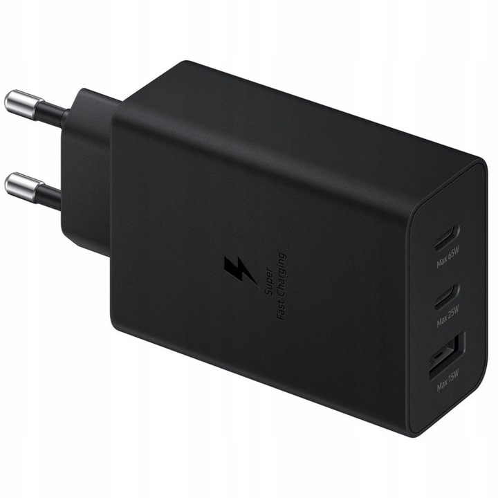 SZYBKA ŁADOWARKA SIECIOWA EPT650 TRIO 65W USB-C DO SAMSUNG GALAXY S22 23 24