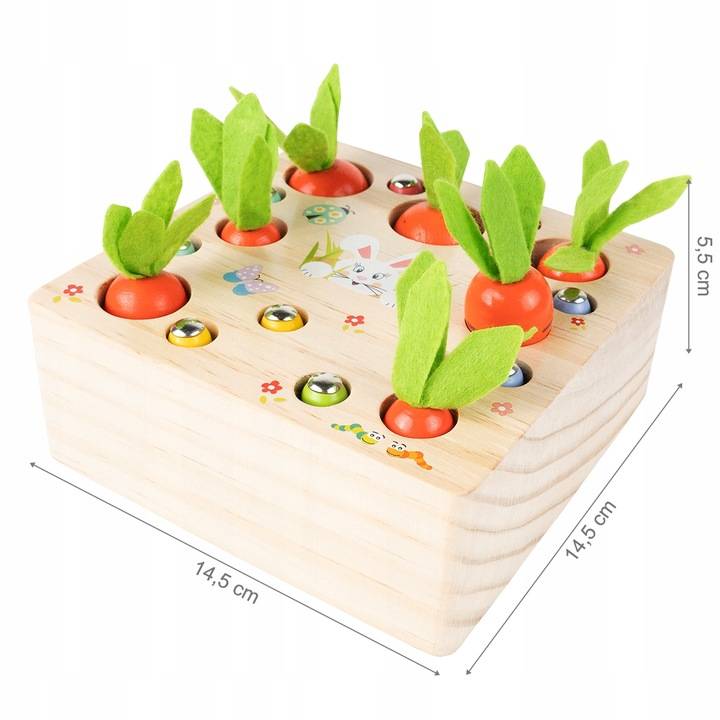 GRA ZŁAP ROBACZKA ŁOWIENIE DOPASUJ MARCHEWKI