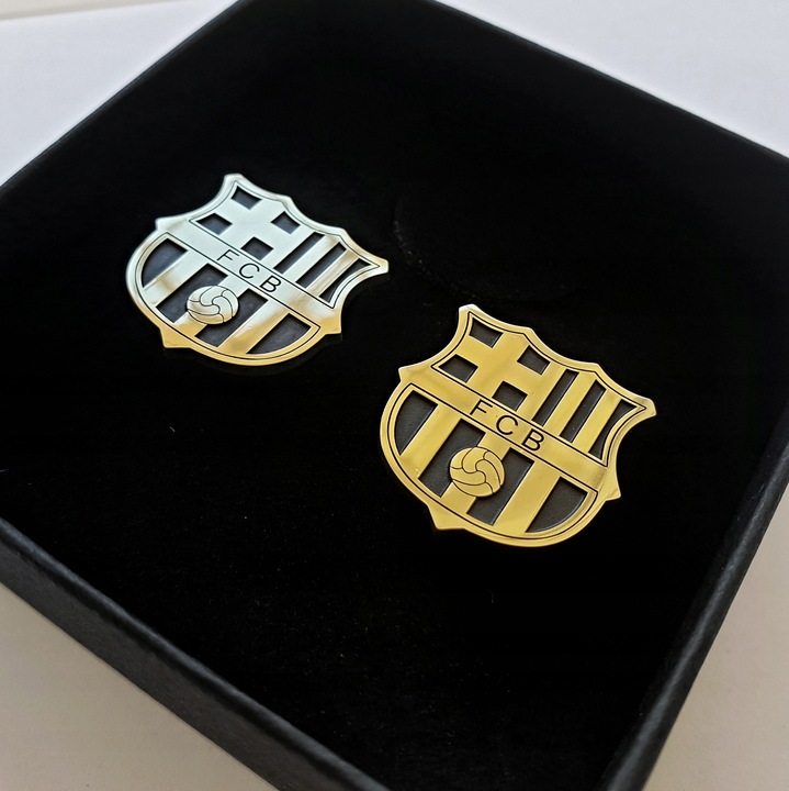 Spinki do koszuli mankietów FC Barcelona
