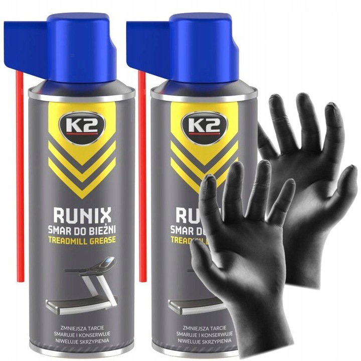 ZESTAW 2 X PROFESJONALNY SMAR SILIKONOWY DO BIEŻNI 2x400 ml K2 RUNIX