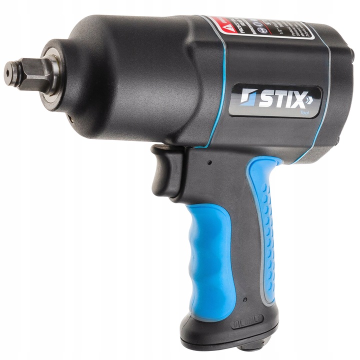 KLUCZ PNEUMATYCZNY UDAROWY 1/2 1700 NM Z NAOLEJACZEM I OLEJEM VG-32 1L STIX