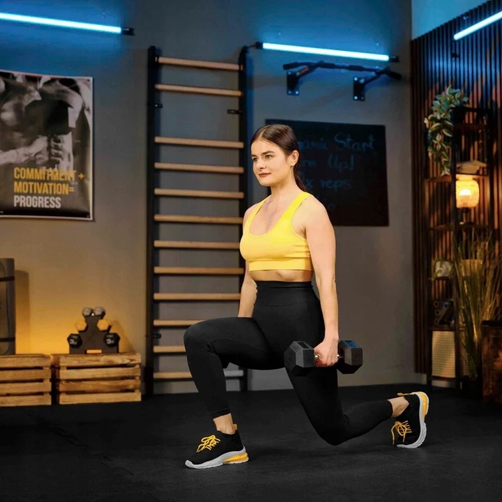 HANTLA HEX HANTEL ŻELIWNY DO ĆWICZEŃ GUMOWANY ŻELIWNY 10KG TREX SPORT