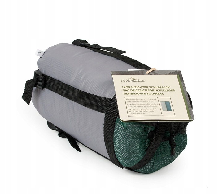 ADVENTURIDGE LEKKI ŚPIWOR KOPERTA KOŁDRA 700g WORKEK KOMPRESYJNY Do -4°C