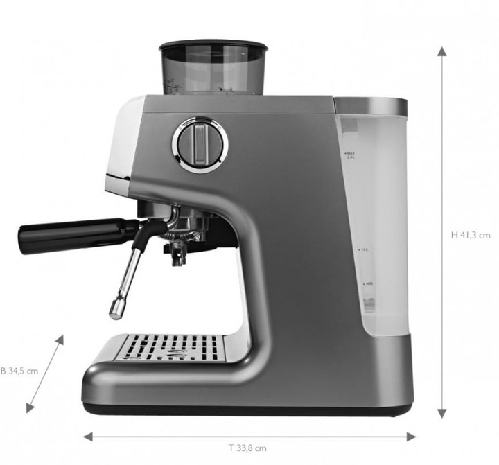 CIŚNIENIOWY EKSPRES DO KAWY Z MŁYNKIEM I SPIENIACZEM BEEM Grind Profession