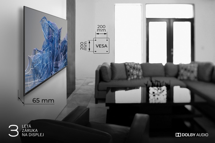 Telewizor KIVI 40F740NB 40" LED AndroidTV WiFi FULL HD SMART