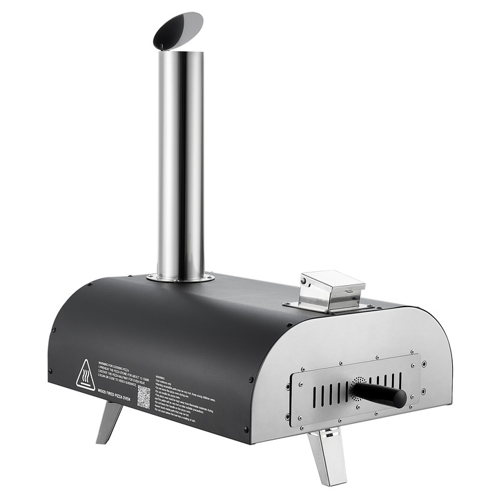 VEVOR Zewnętrzny Piec Pizzy 12" Przenośny Piec Do Pizzy Opalany Drewnem