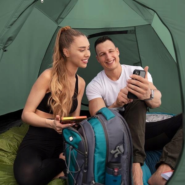 Namiot Kempingowy Turystyczny 3 Osobowy Filtr UV + Przedsionek Nils Camp