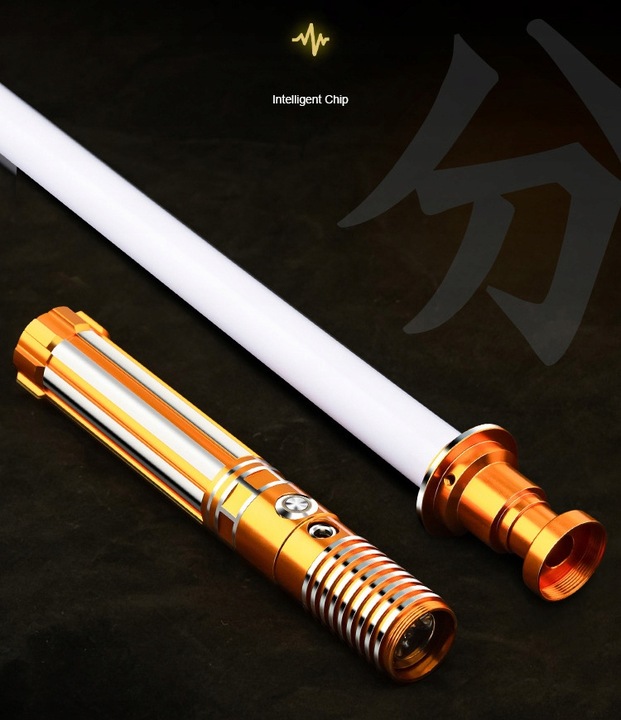 MIECZ ŚWIETLNY ŚWIECĄCY Z DŹWIĘK STAR WARS ZABAWKOWY RGB 16 KOL METAL MIECZ