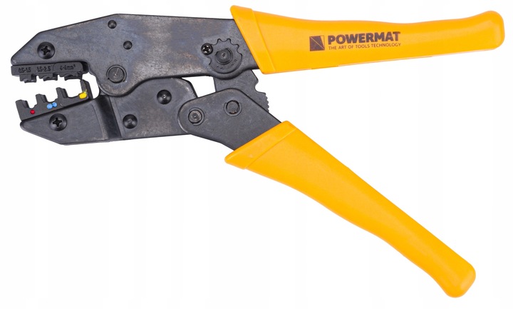 Zaciskarka Do Konektorów 5 Matryc 10-35 mm + Ściągacz do Izolacji 0,2-6 mm