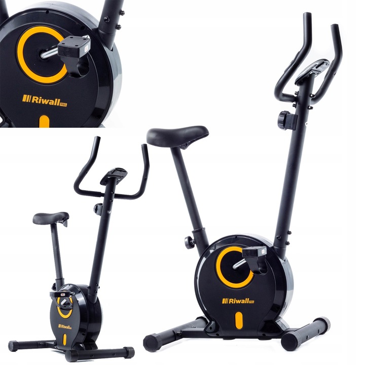 ROWER STACJONARNY MAGNET ROWEREK TRENINGOWY DOMOWY DO ĆWICZEŃ RIWALL 140KG