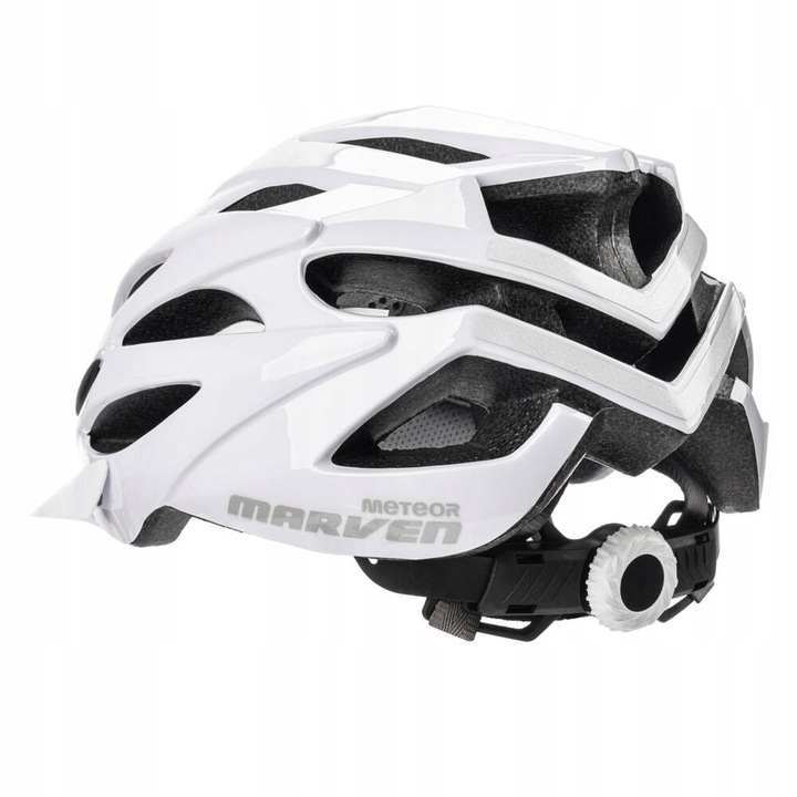 Kask rowerowy z daszkiem lekki regulowany na rower Meteor Marven M 55-58 cm