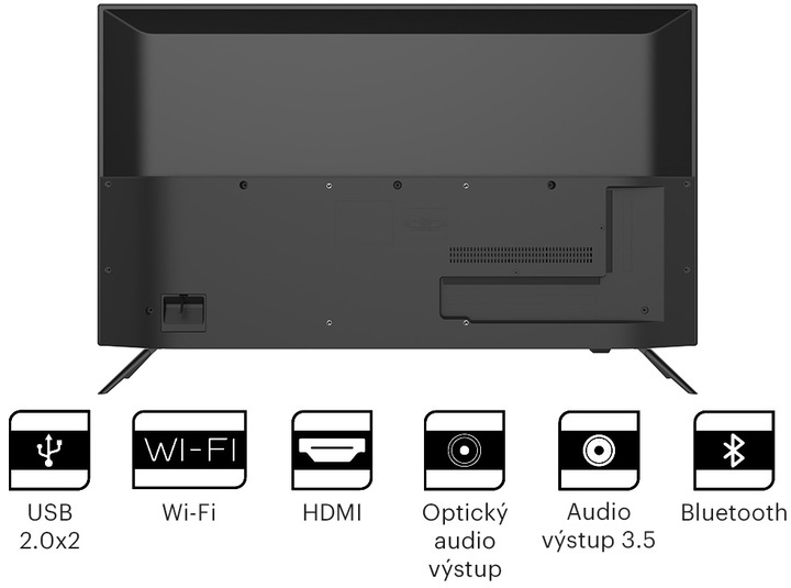 Telewizor KIVI 40F740NB 40" LED AndroidTV WiFi FULL HD SMART