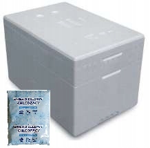 Pojemnik styropianowy 44 litry z wkładem chłodzącym