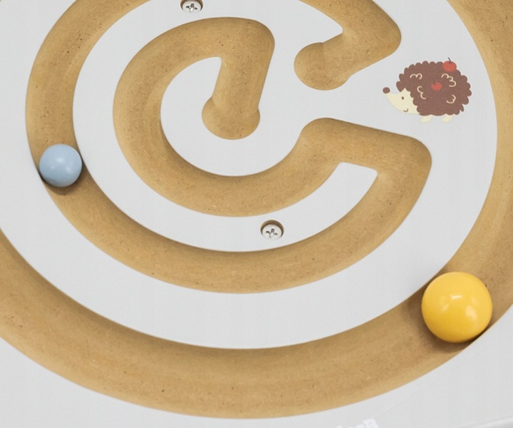 Viga PolarB Balansujący labirynt Miś Kulki Gra Pastelowy Deska Równowaga