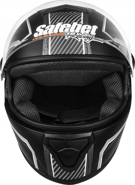 KASK SZCZĘKOWY MOTOCYKLOWY CZARNY MAT SKUTER QUAD GOKART L