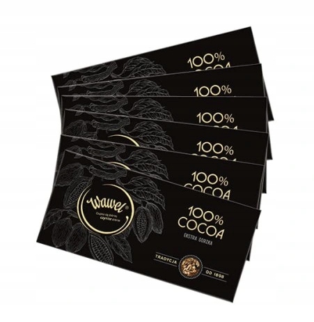 WAWEL Tabliczka Ekstra Gorzka 100% cocoa (6 sztuk)