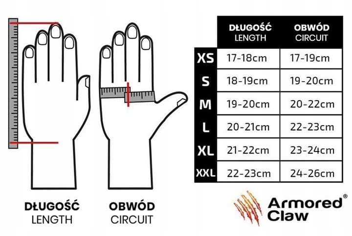 ARMORED CLAW RĘKAWICE TAKTYCZNE BattleFlex L