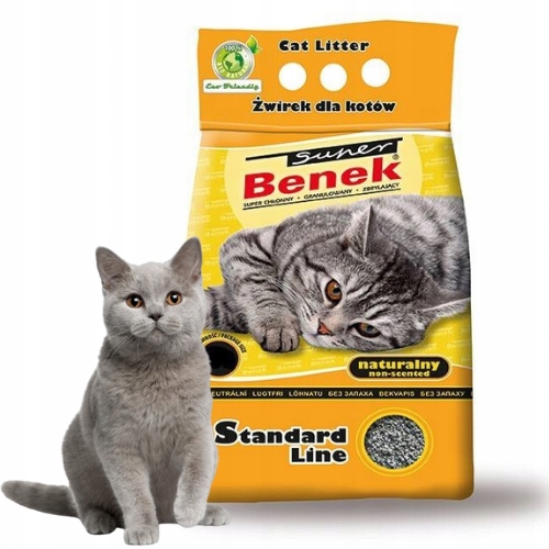 SUPER BENEK Żwirek Naturalny 25L