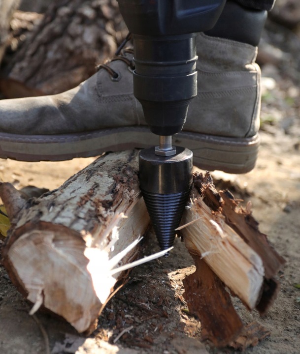 WIERTŁA ŚWIDRY DO ŁUPANIA RĄBANIA DREWNA x2 38-42