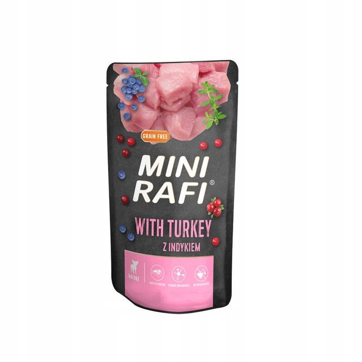 DOLINA NOTECI RAFI MINI MIX SMAKÓW KARMA MOKRA 20 X 150G