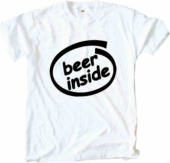 Beer Inside, intel, Koszulka T-shirt