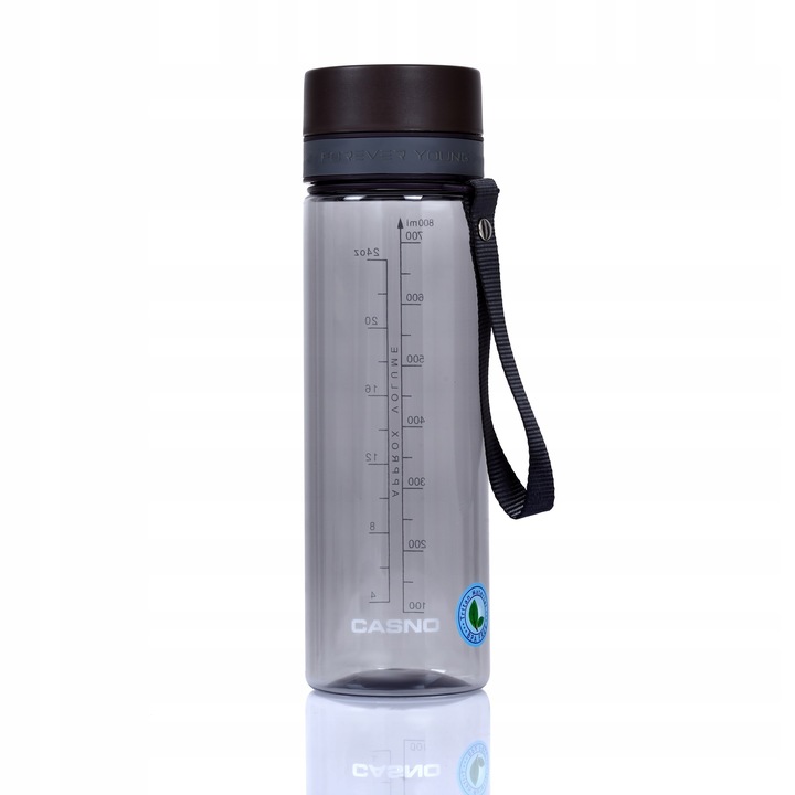 Butelka tritanowa na wodę z ustnikiem BPAfree 0,8l