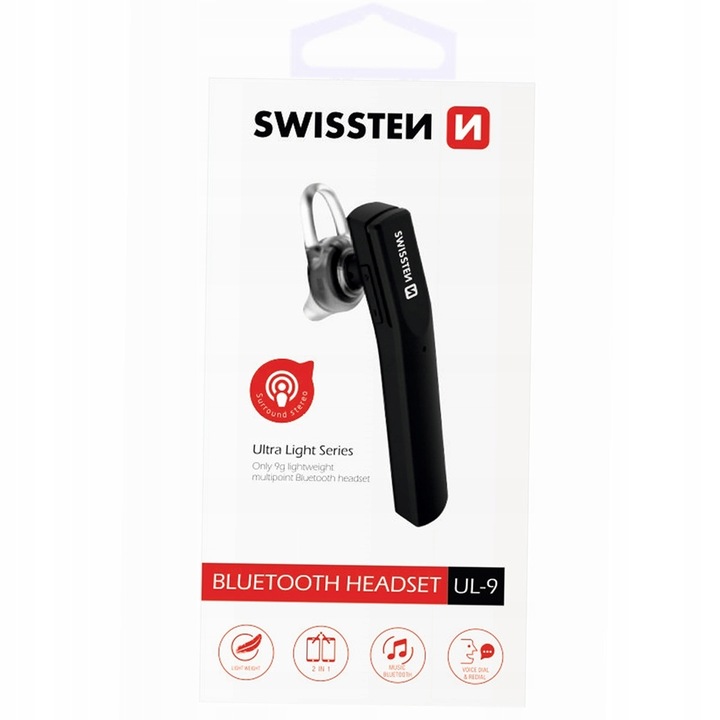 SWISSTEN Słuchawka Bluetooth zestaw słuchawkowy