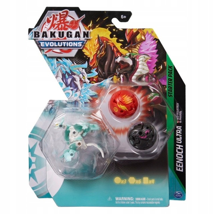 BAKUGAN Evolutions Startowy 3szt EENOCH Ultra