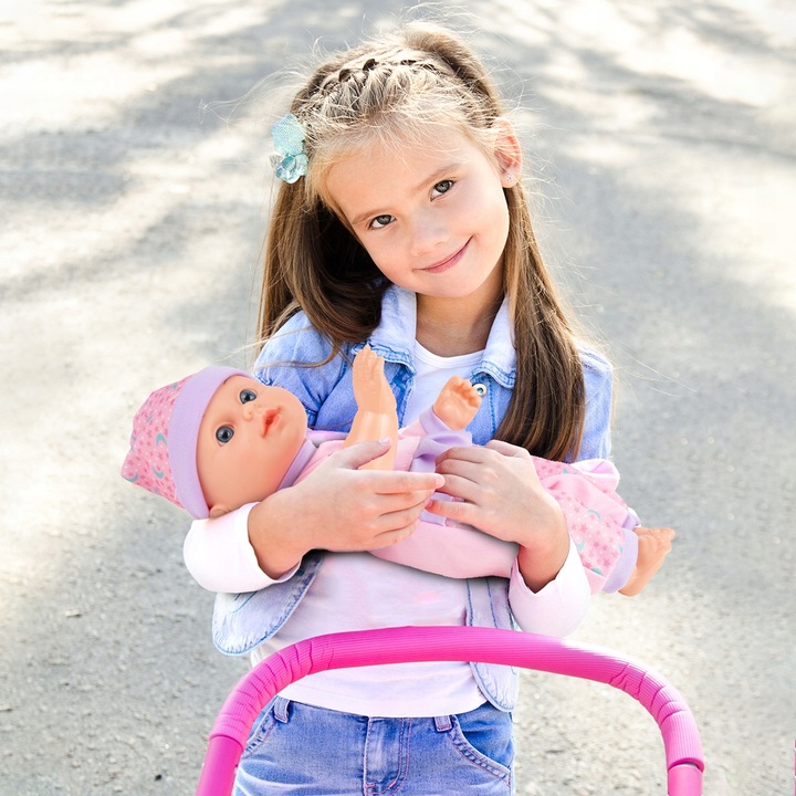 LALKA BOBAS W PIŻAMCE 31CM INTERAKTYWNA PIJE SIUSIA GAWORZY DLA DZIEWCZYNKI
