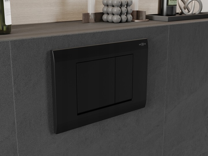 PRZYCISK WC NAPO 01 do GEBERIT UP100 CZARNY