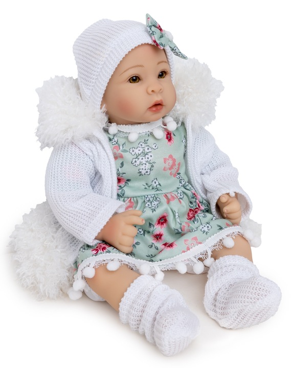 Lalka bobas interaktywna DUŻA REALISTYCZNA PACHNĄCA zestaw SMOCZEK PAMPERS