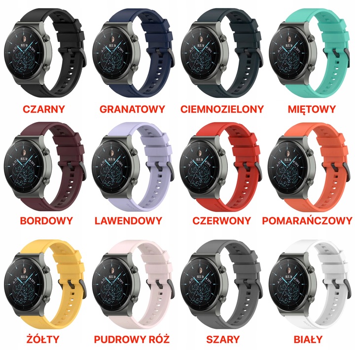 3x PASEK DO HUAWEI WATCH GT 2 3 4 GT2 GT3 GT4 PRO GT2e 2e 46MM 48MM|KOLORY