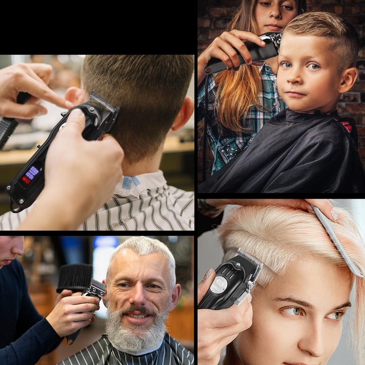 Profesjonalna Maszynka do Strzyzenia Wlosow Zestaw