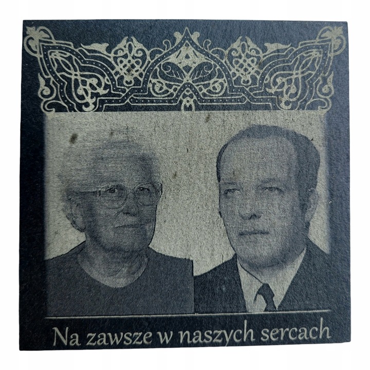 Tabliczka na nagrobek, książka na nagrobek, tablica nagrobna ze zdjęciem