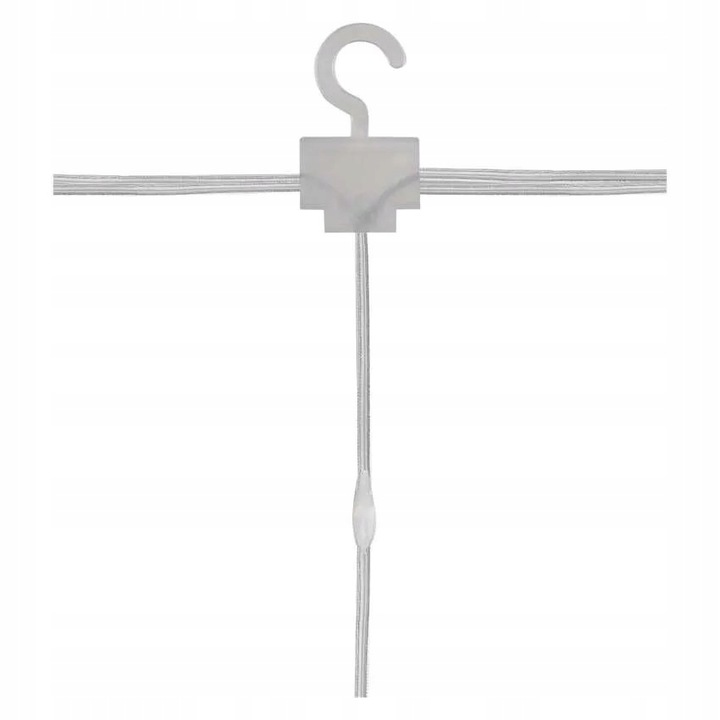 Kurtyna świetlna IP44 180 LED 1,7x1,5m - 8 programów - ciepła biel D3EW02 E