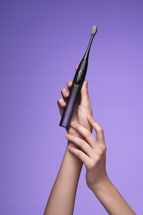 OCLEAN X Pro szczoteczka soniczna do zębów fiolet