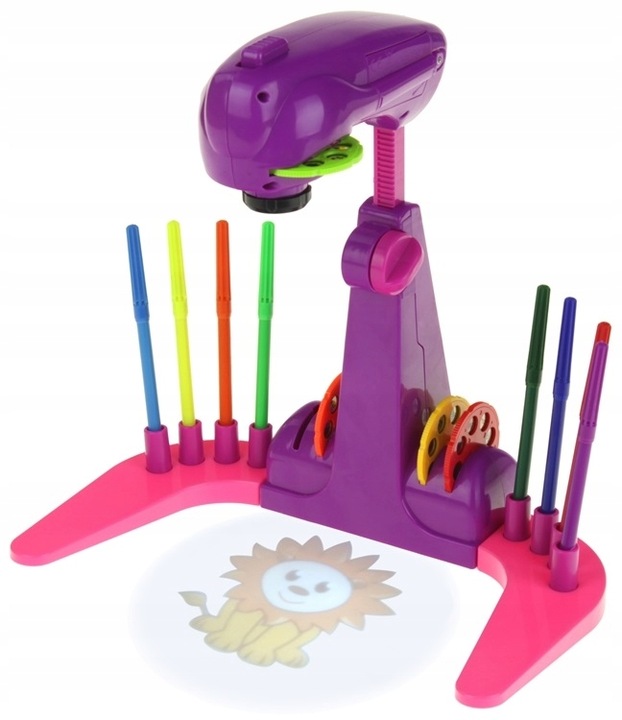 Projektor Rzutnik do Rysowania 32 Slajdy Mazaki Flamaster Szablony