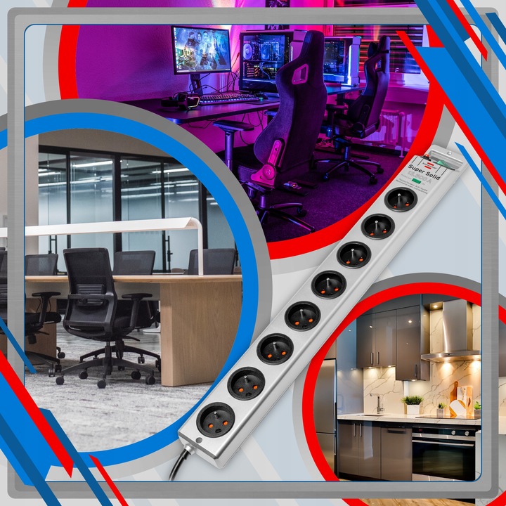 LISTWA ZASILAJĄCA ANTYPRZEPIECIOWA 8G Brennenstuhl Super Solid 13500 A