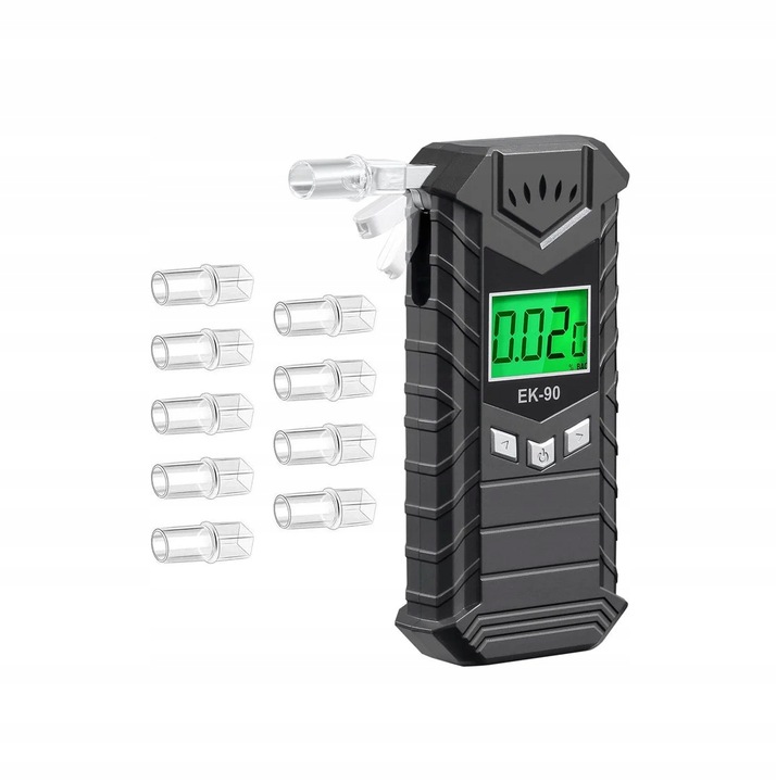 Alkomat elektrochemiczny EK-90 o wysokiej precyzji z ustnikami