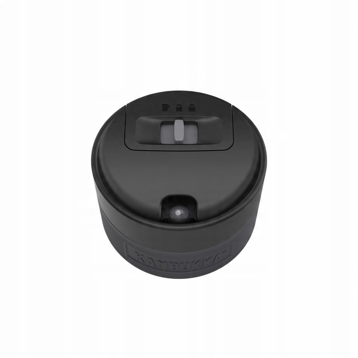 Kambukka kubek termiczny Etna 500ml matte black z dodatkową nakrętką twist