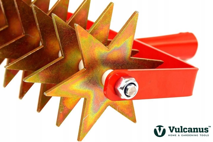 Kultywator Ręczny Do Gleby Ziemi Ogrodu Spulchniacz Ogrodowy 6-GWIAZDKOWY