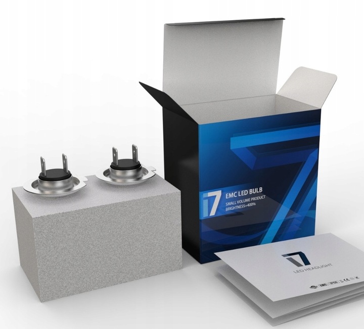 Żarówki LED H4 6500K 80W Mocne Białe Światło CANBUS Plug & Play